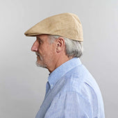 Linen Flat Cap
