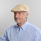 Linen Flat Cap