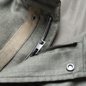 Wool Silk Linen Field Jacket