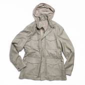 Wool Silk Linen Field Jacket