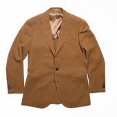 Tobacco Wool Canvas Waverly Suit
