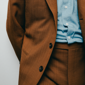 Wool Canvas Waverly Suit