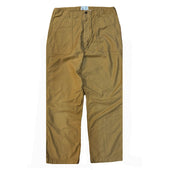 107 60's era GI chinos in 12 oz West Point Khaki Baker Back Cotton Satin