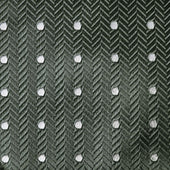 Tartan Green White Spot Herringbone Silk Tie
