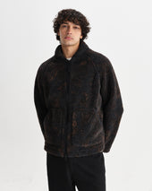 Tate And Brown Paisley Jacquard Fleece Jacket