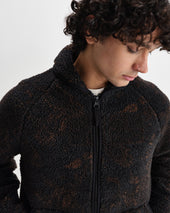 Tate And Brown Paisley Jacquard Fleece Jacket