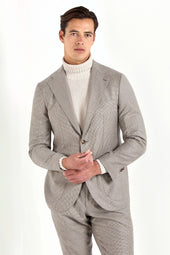 Houndstooth Suit Made In Italy