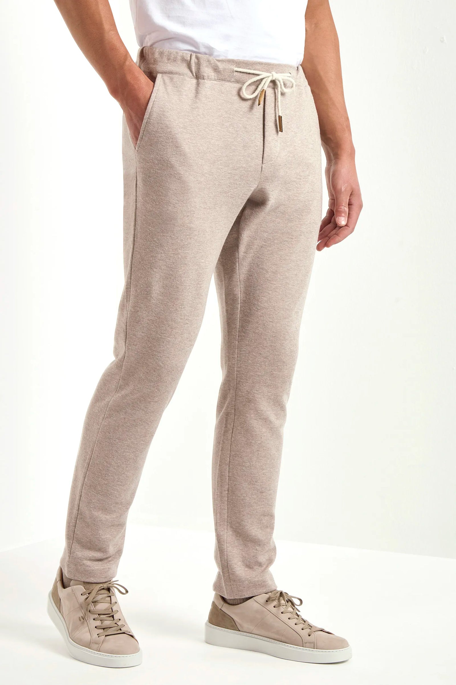 Jersey Jogger Pants Made In Italy