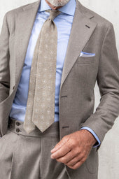 Suit In Wool And Cashmere Made In Italy