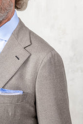 Suit In Wool And Cashmere Made In Italy