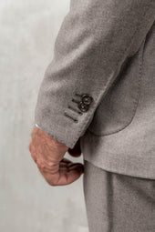 Suit In Wool And Cashmere Made In Italy