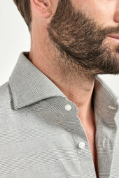 Prince Of Wales Shirt Made In Italy