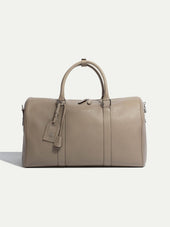 Leather Weekender Bag Made In Italy