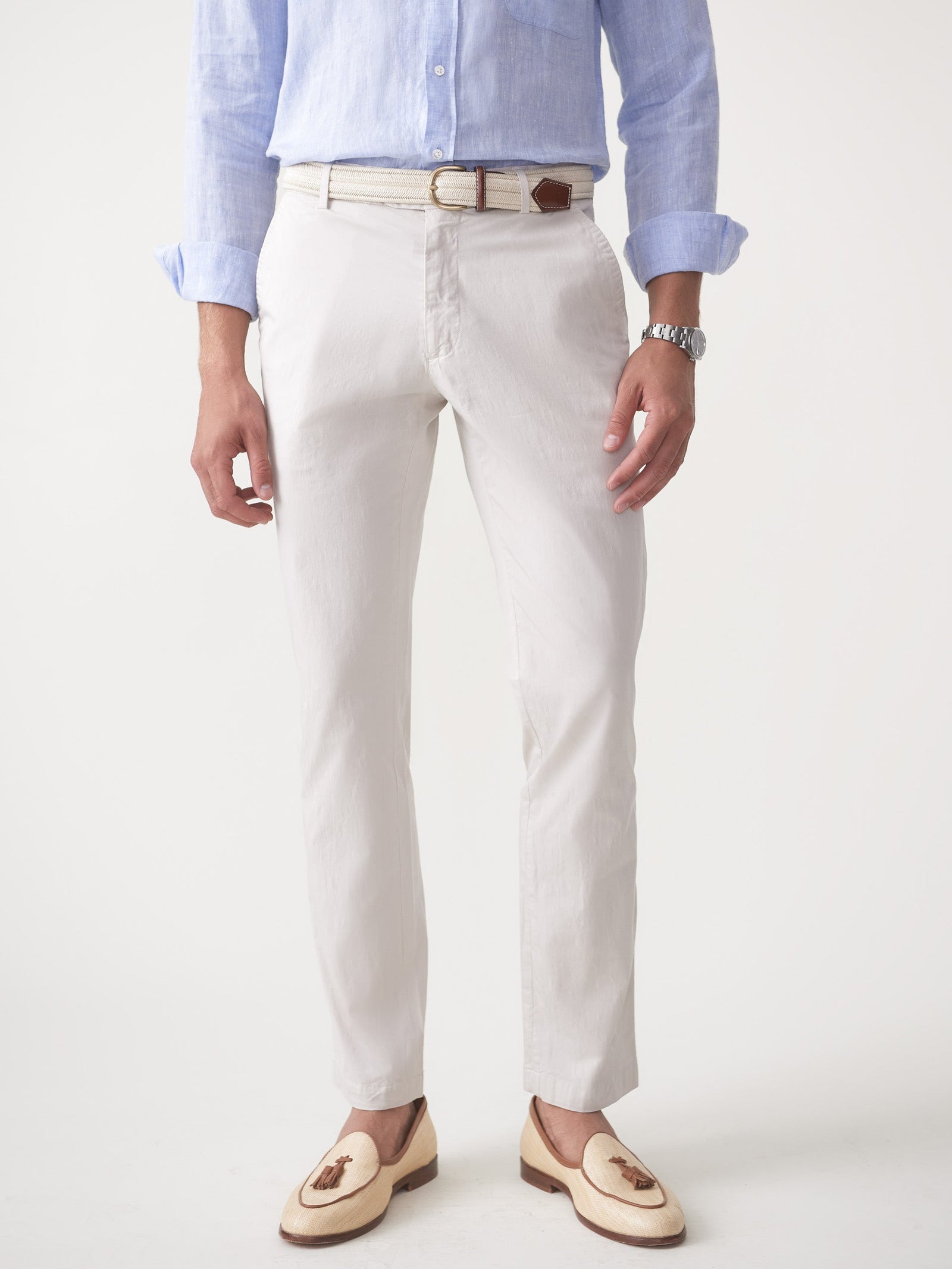 Solid Taylor Straight Fit Chino In Italian Twill Men S Pants J Mclaughlin