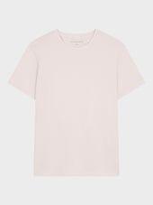 Tee Shirt Col Rond Slim En Maille Beige