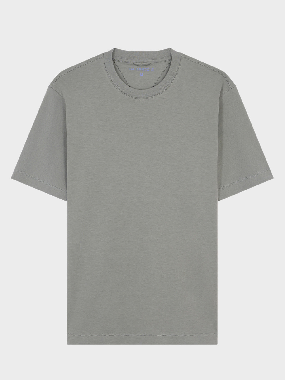 Tee Shirt Col Rond Regular En Coton Kaki