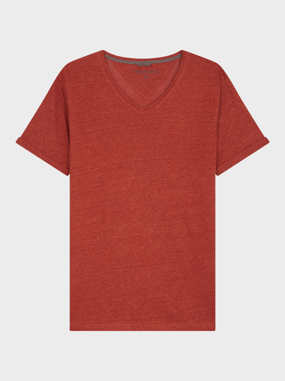Tee Shirt Col V En Lin