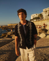Tellaro And Ecru Retro Embroidered Shirt