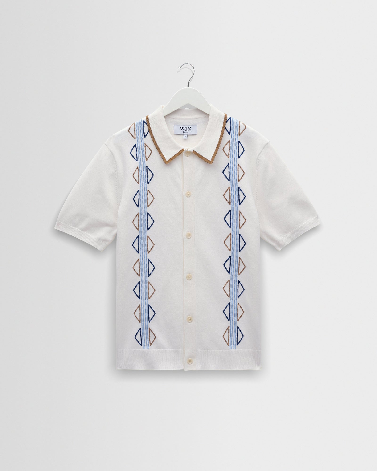 Tellaro And Blue Retro Embroidered Shirt