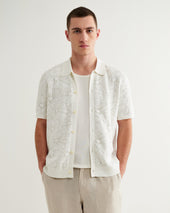 Tellaro Flower Jacquard Shirt