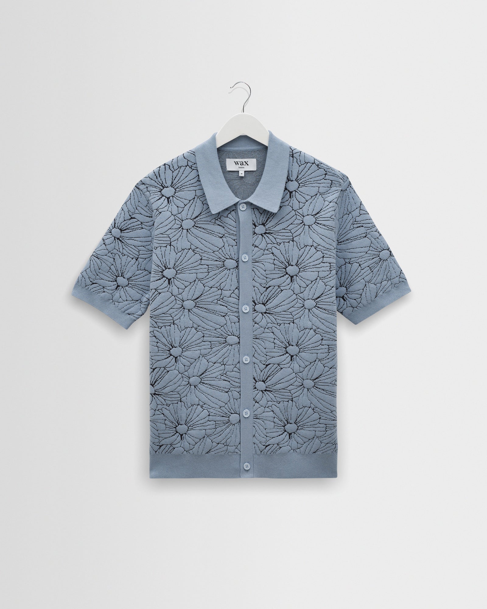 Tellaro Light Flower Jacquard Shirt