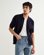 Tellaro Flower Jacquard Shirt