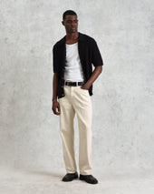 Tellaro Honeycomb Knitted Cotton Polo Shirt