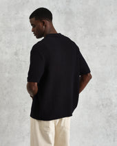 Tellaro Honeycomb Knitted Cotton Polo Shirt