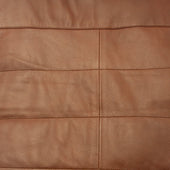 Light Brown Leather Button Up Gilet