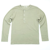 13 Ounce Henley L/S Sage