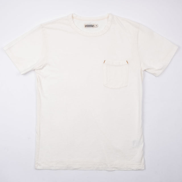 9 Ounce Pocket T-Shirt White
