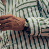 WM Brown Cocktail Stripe Tailored Pyjamas