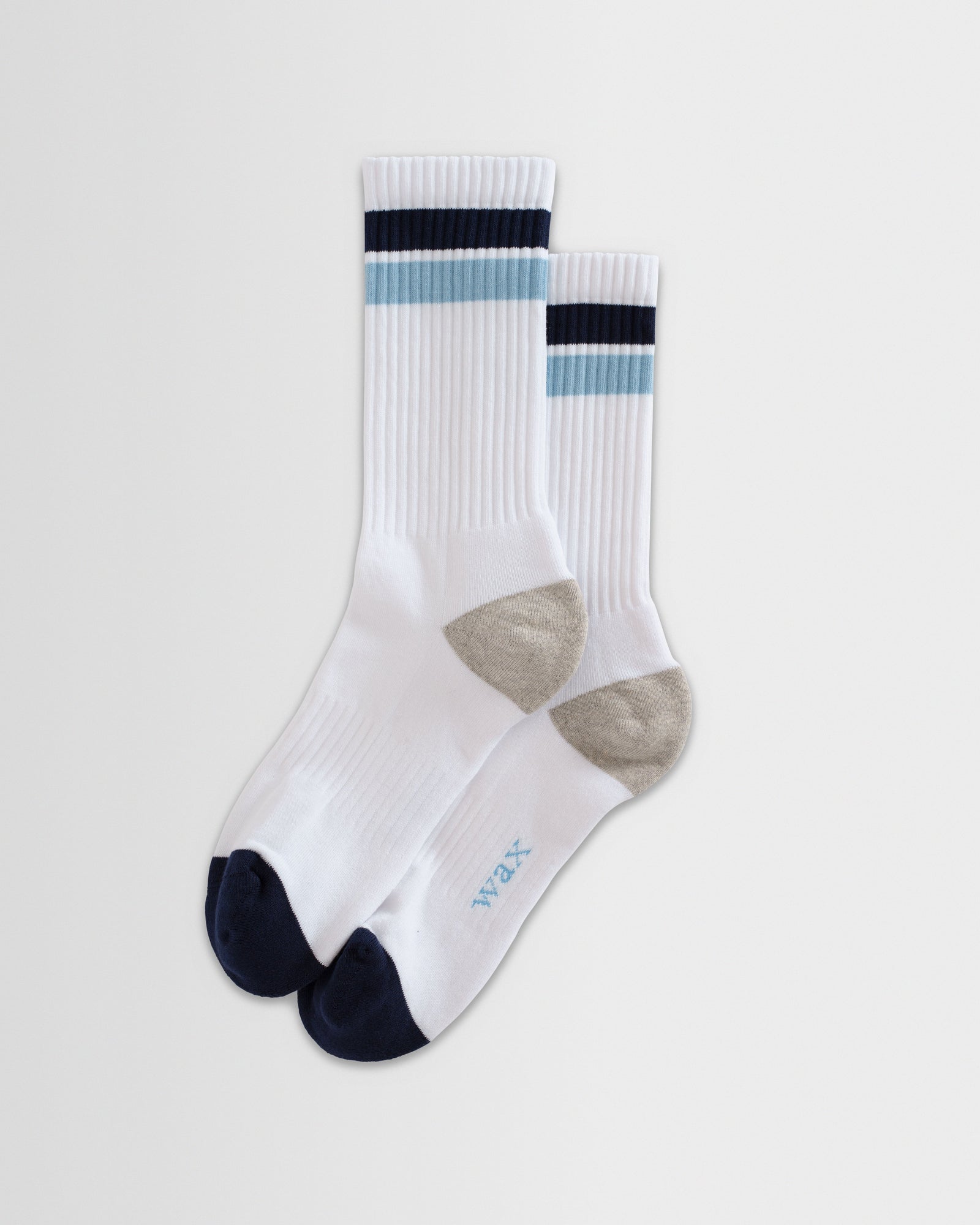 Thorpe And Navy Block Stripe Sports Socks