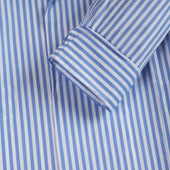 George Cortina For Anderson Sheppard Striped Robe In Light