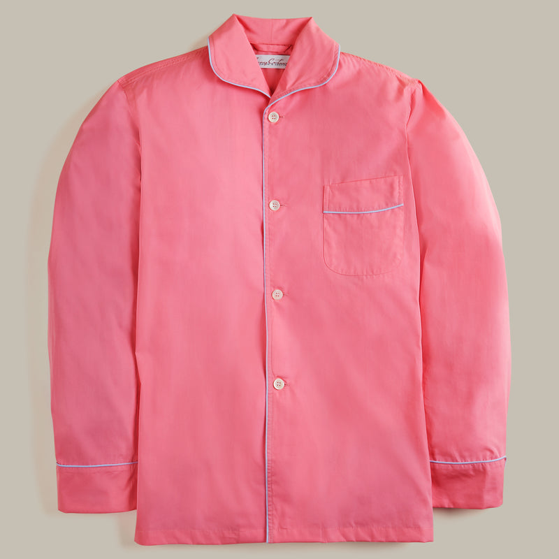 George Cortina For Anderson Sheppard Pyjama Set In Orchid