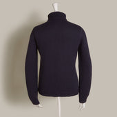 12ply Cashmere Roll Neck Sweater In