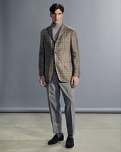 Soragna Suit, Glen Plaid, Wool-Cashmere Blend