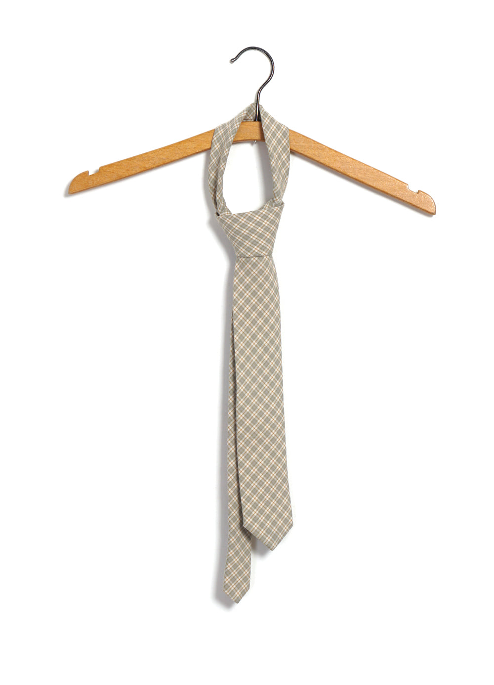 TIE 28-106-6 | Casual Tie | Olive Checks
