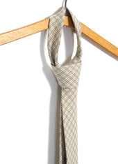 TIE 28-106-6 | Casual Tie | Olive Checks