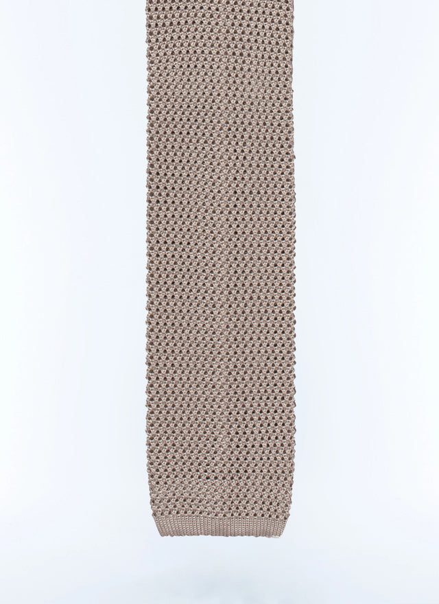 Cravate En Tricot De Soie