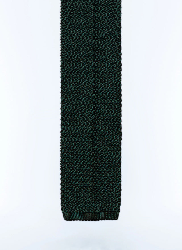 Knitted silk tie