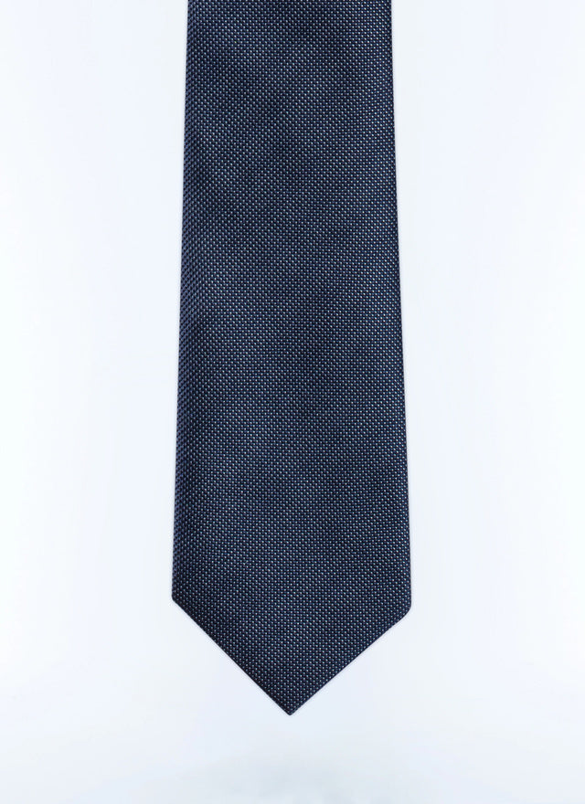 Micro weaved silk tie