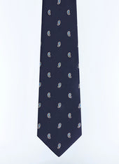 Silk jacquard tie with pattern