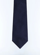 Silk jacquard tie with polka dots