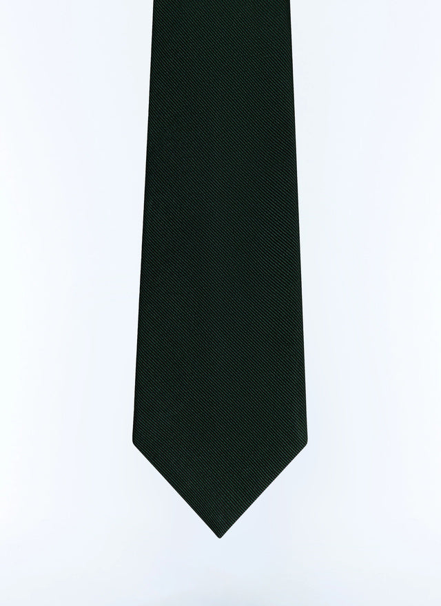 Embroidered Silk Tie