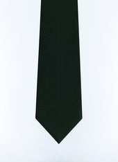 Embroidered silk tie