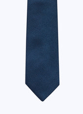 Silk tie with polka dots