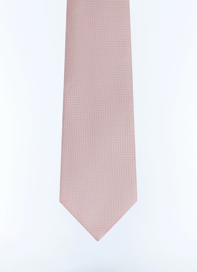 Solid silk tie
