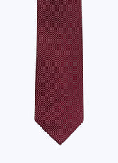 Silk tie with polka dots