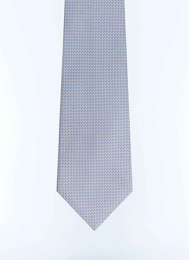 Solid silk tie